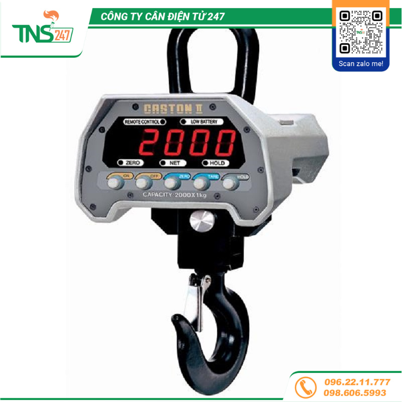 Cân treo điện tử Caston II THB 2 tấn